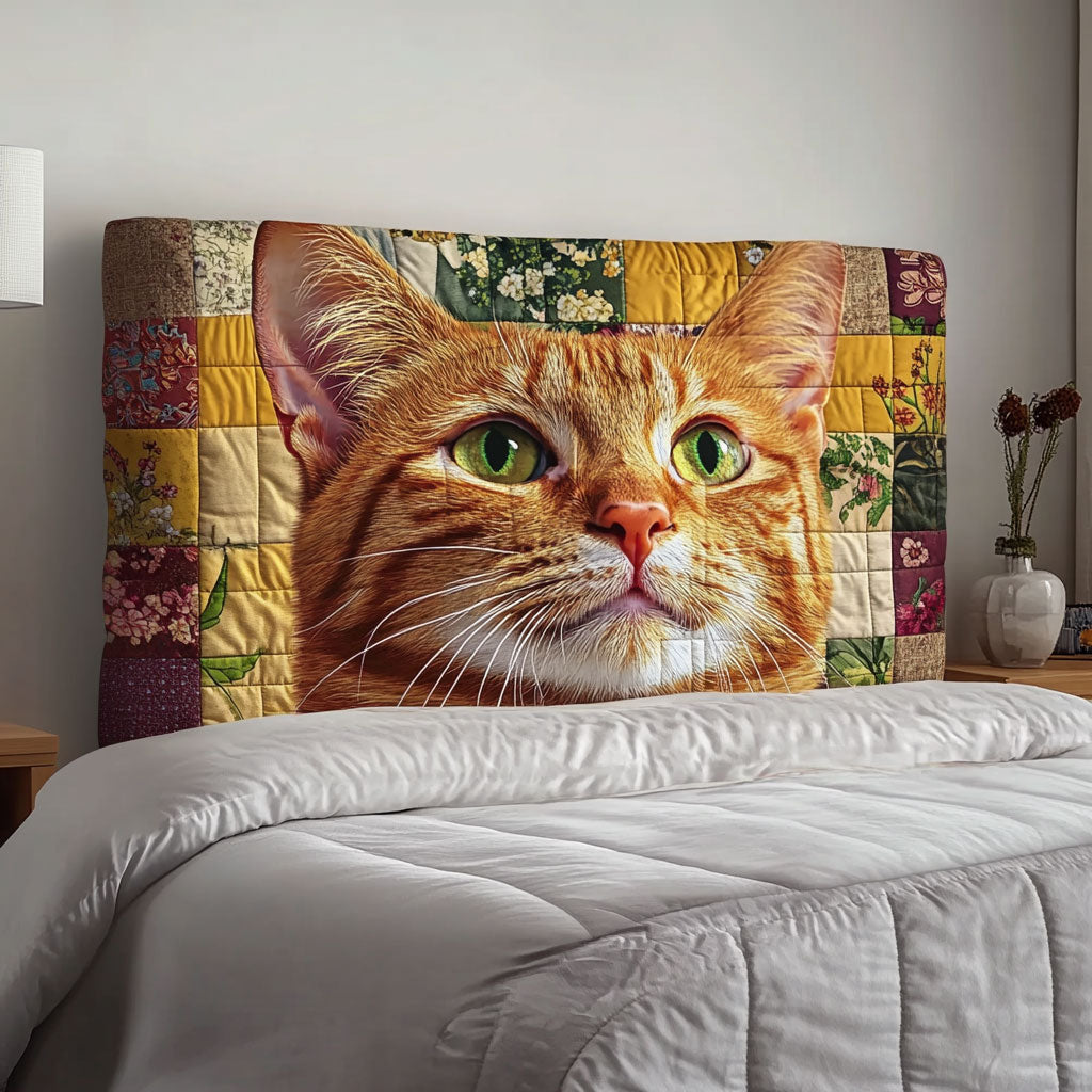 Blooming Cat WJ2412007CL Quilted Headboard Slipcover