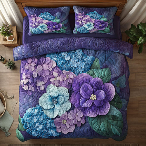 Blooming Hydrangea WU0403012CL Duvet Cover Set