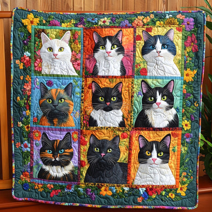 Blossom Kitties YR1002038CL Quilt