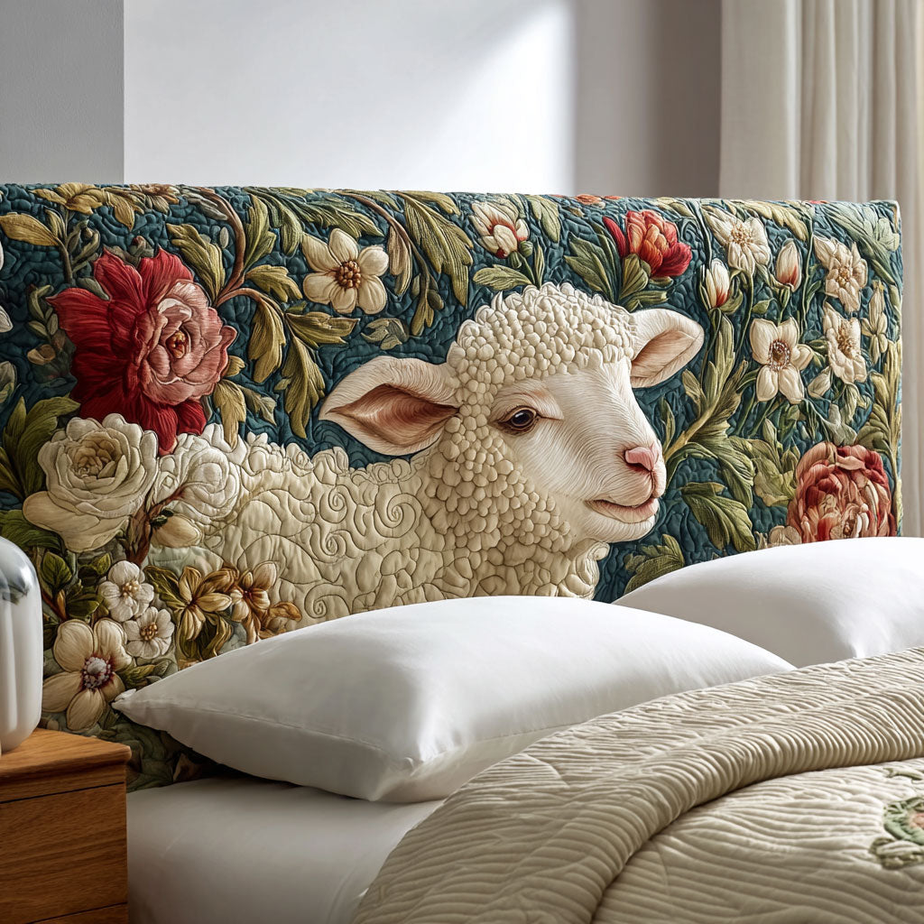 Blossom Sheep WJ3012008CL Quilted Headboard Slipcover