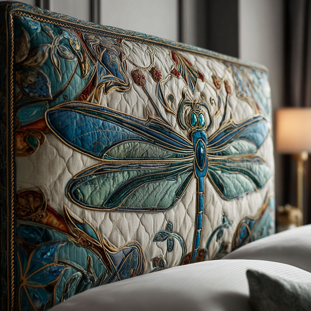 Blue Wing Drift WJ1912003CL Quilted Headboard Slipcover
