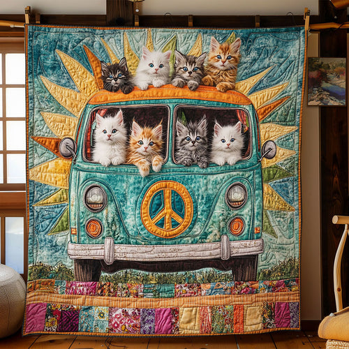 Boho Van Cat WN1511090CL Quilt