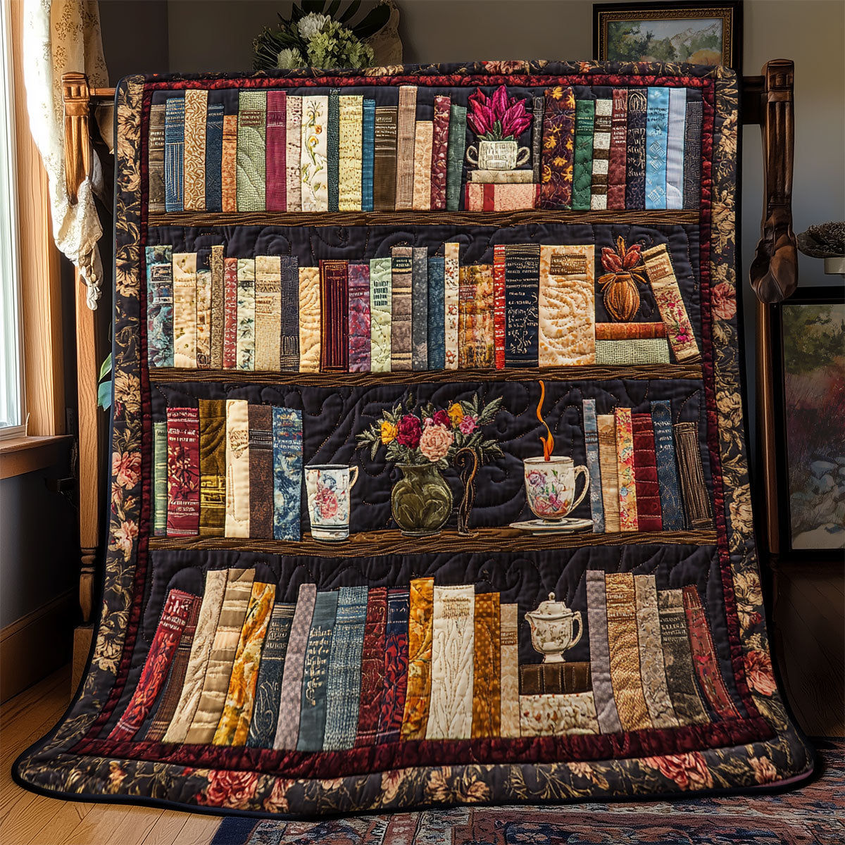 Bookshelf Charm YR0802021CL Quilt