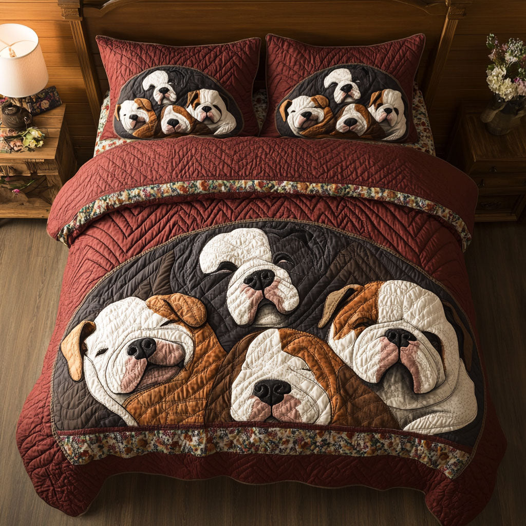 Bulldog Lover YR0102072CL Duvet Cover Set