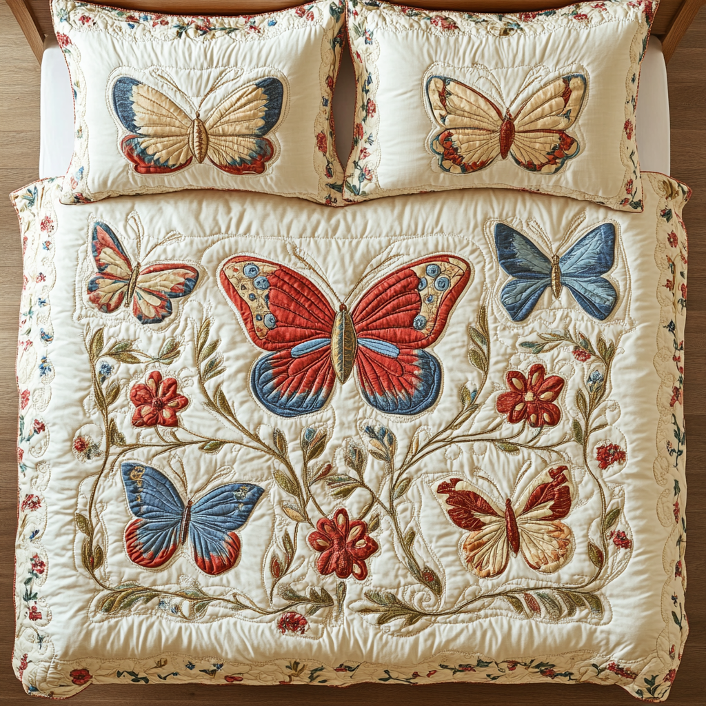 Butterfly Bloom YR1702005CL Duvet Cover Set