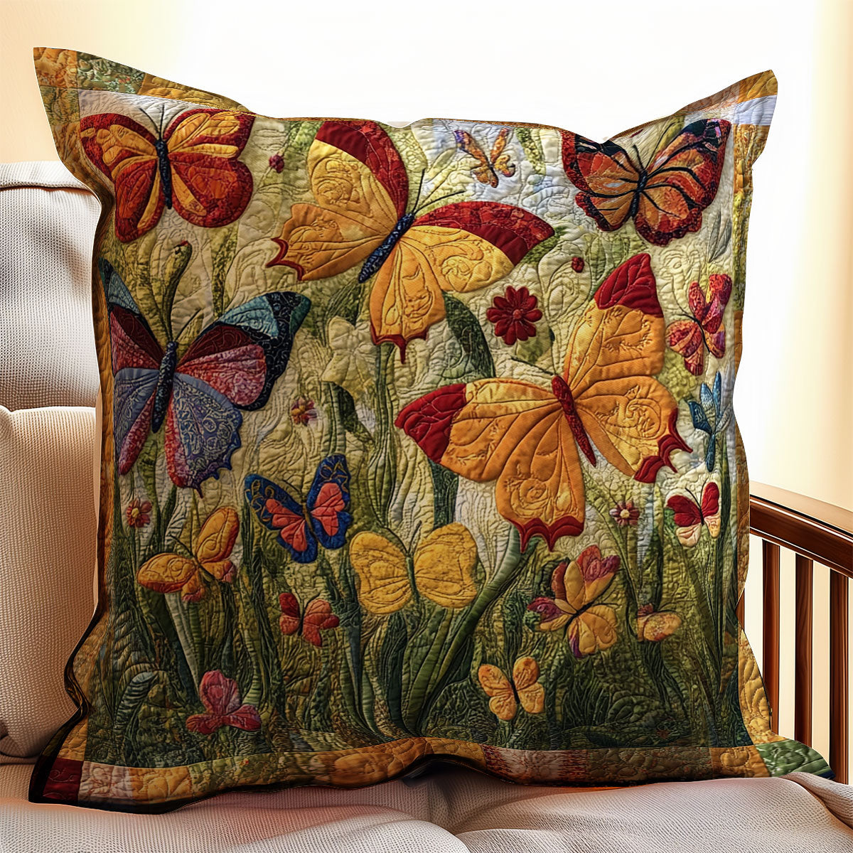 Butterfly Garden WX0303108CL Quilt Pillow Case