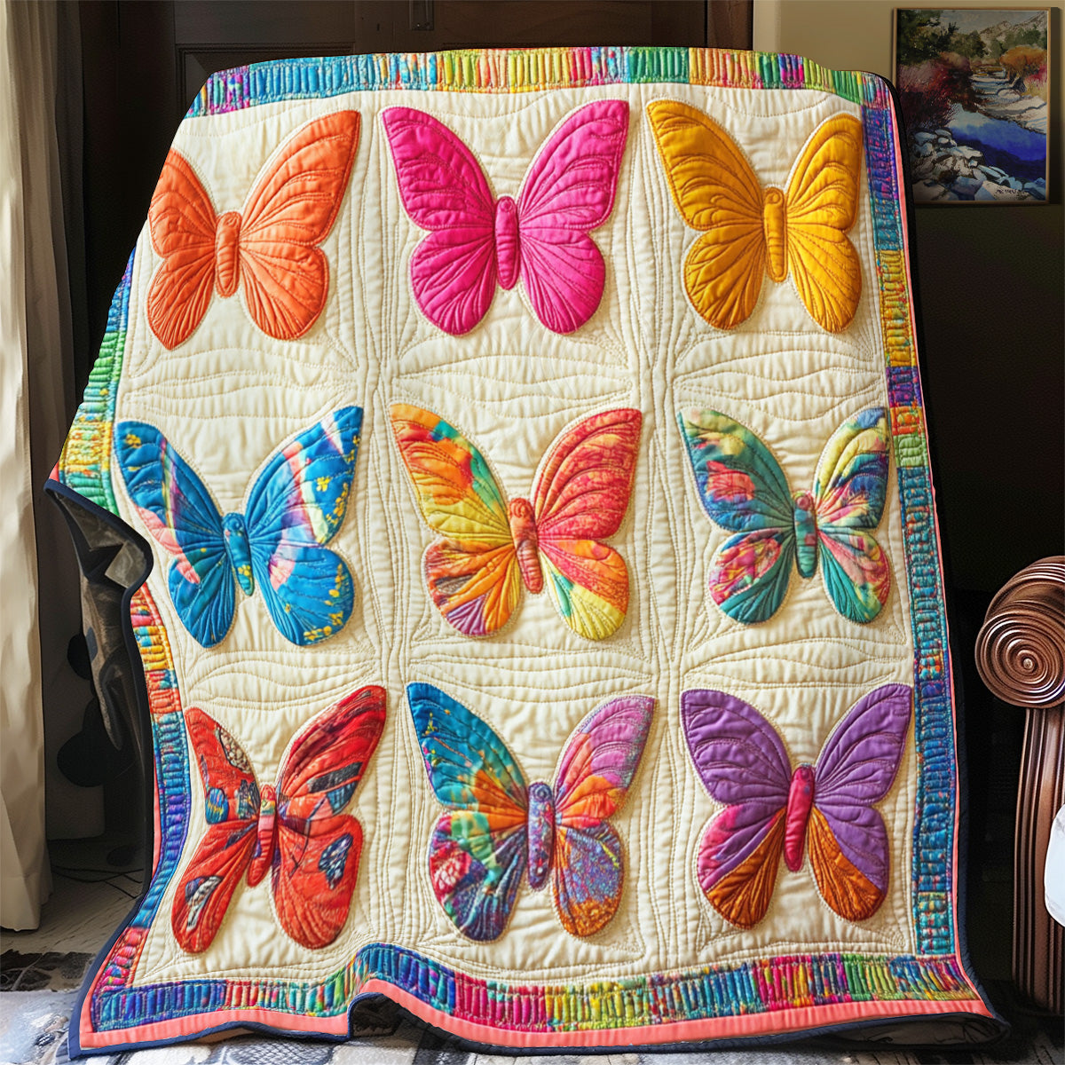 Butterfly Garden YR3112033CL Quilt