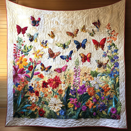 Butterfly Meadow Symphony CW1108066CL Quilt