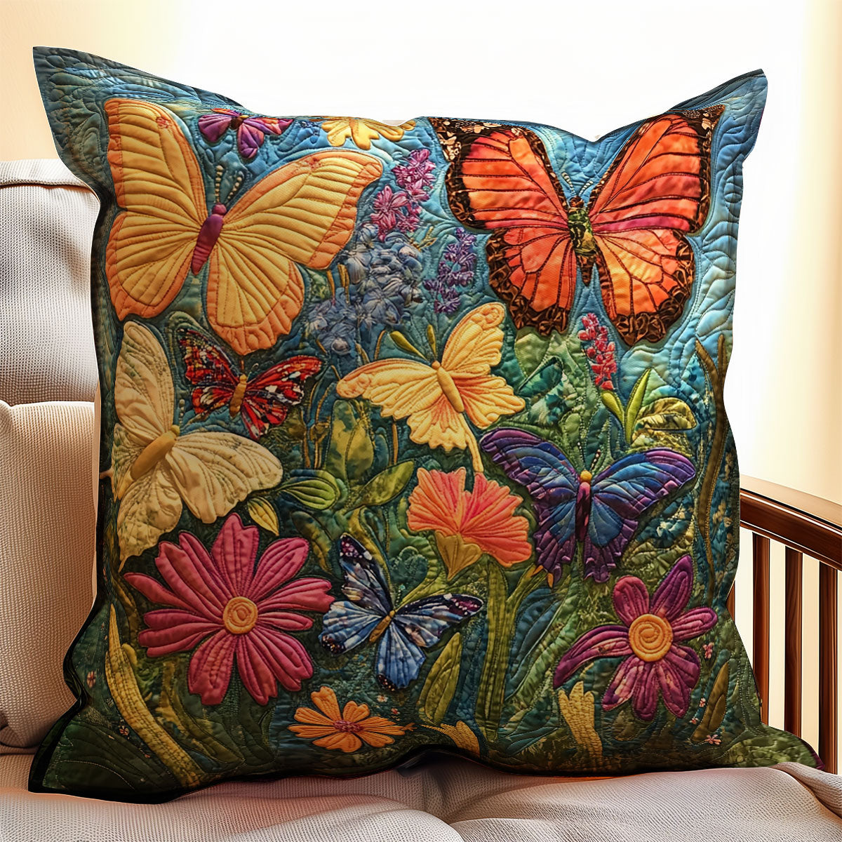 Butterfly WX0303109CL Quilt Pillow Case
