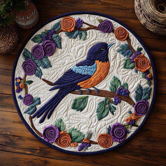 Perch Of Peace WY2907086CL Quilted Round Mat