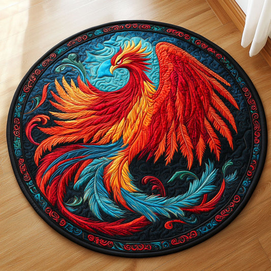 Charming Flame Wing CP0807002CL Quilted Round Mat