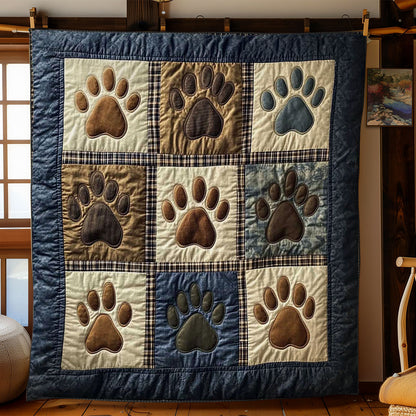 Patchwork Paw Dog WN0503012CL Quilt