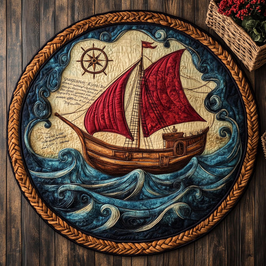 Mariner Dream CM2705024CL Quilted Round Mat
