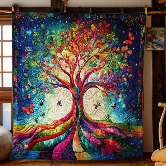 Hippie Tree Of Life WY1812031CL Quilt