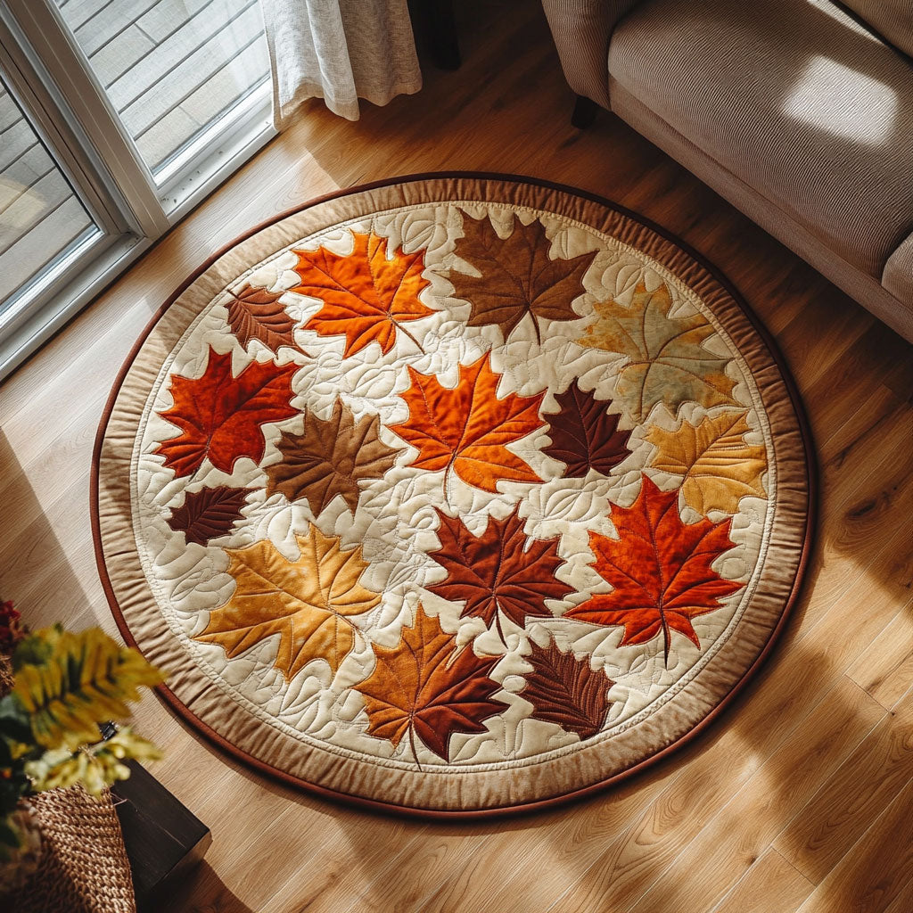 Dance of Maple CW0808013CL Quilted Round Mat