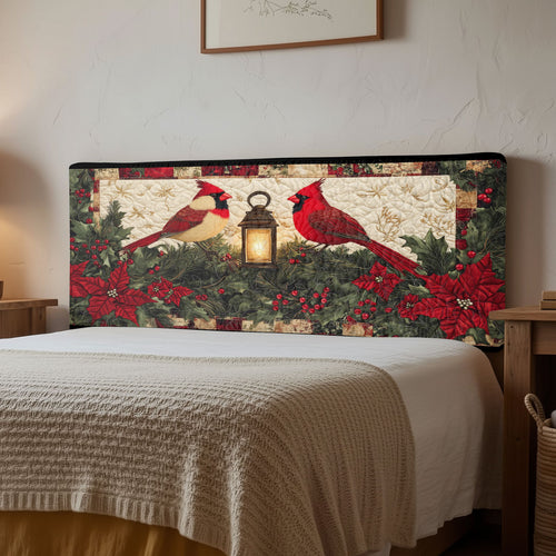 Cardinal Lantern Love CW1112010CL Quilted Headboard Slipcover