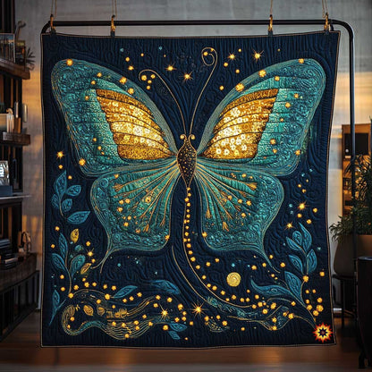 Sparking Night Butterfly WP1112028CL Quilt