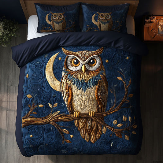 Owl In The Midnight DH1909013CL Duvet Cover Set