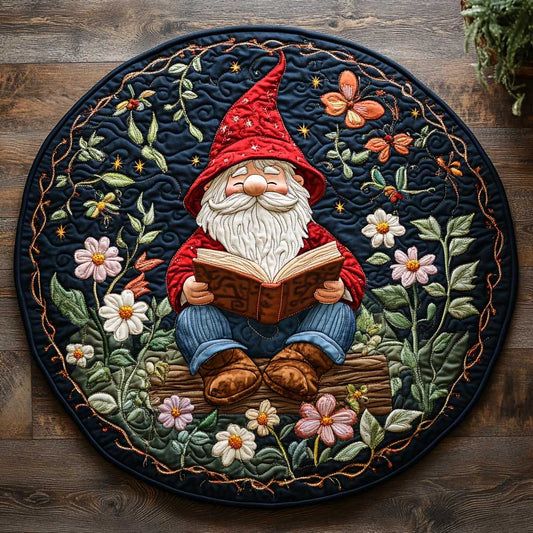 The Dwarf Of Knowledge CQ2205006CL Quilted Round Mat