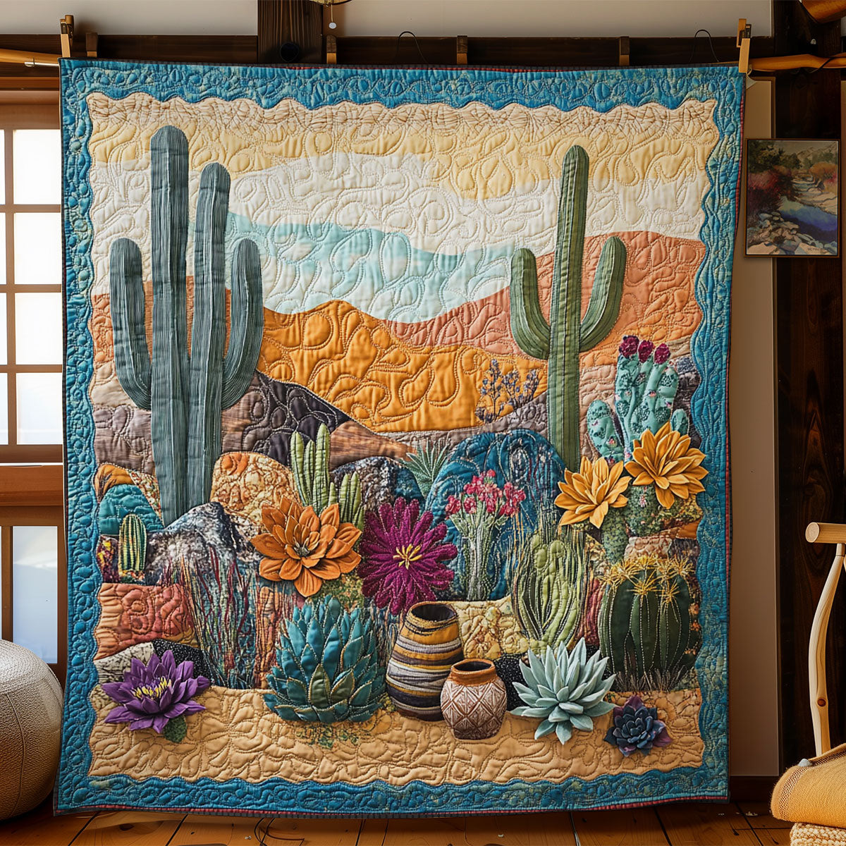 Desert Bloom WY0703003CL Quilt