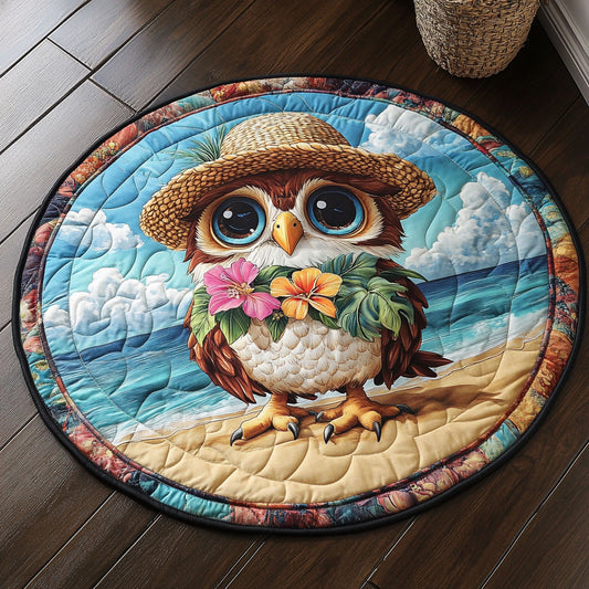 Owl's Embrace CM3105010CL Quilted Round Mat