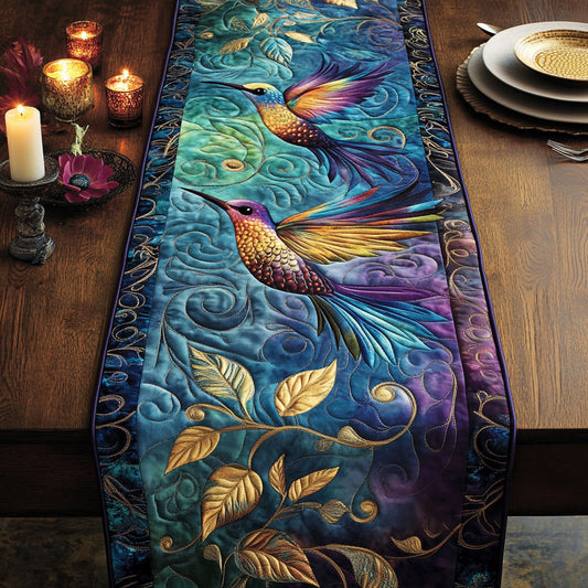 Mystic Hummingbird CW1605175CL Quilted Table Runner
