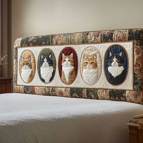 Royal Tabbies CP2212010CL Quilted Headboard Slipcover