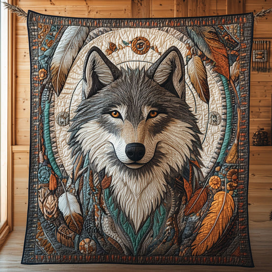 Spirit Wolf CP0407015CL Quilt