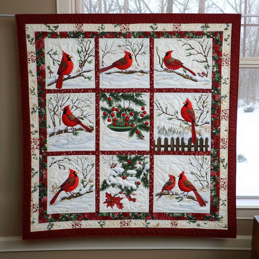 Joyful Cardinal Winter LT0811007CL Quilt