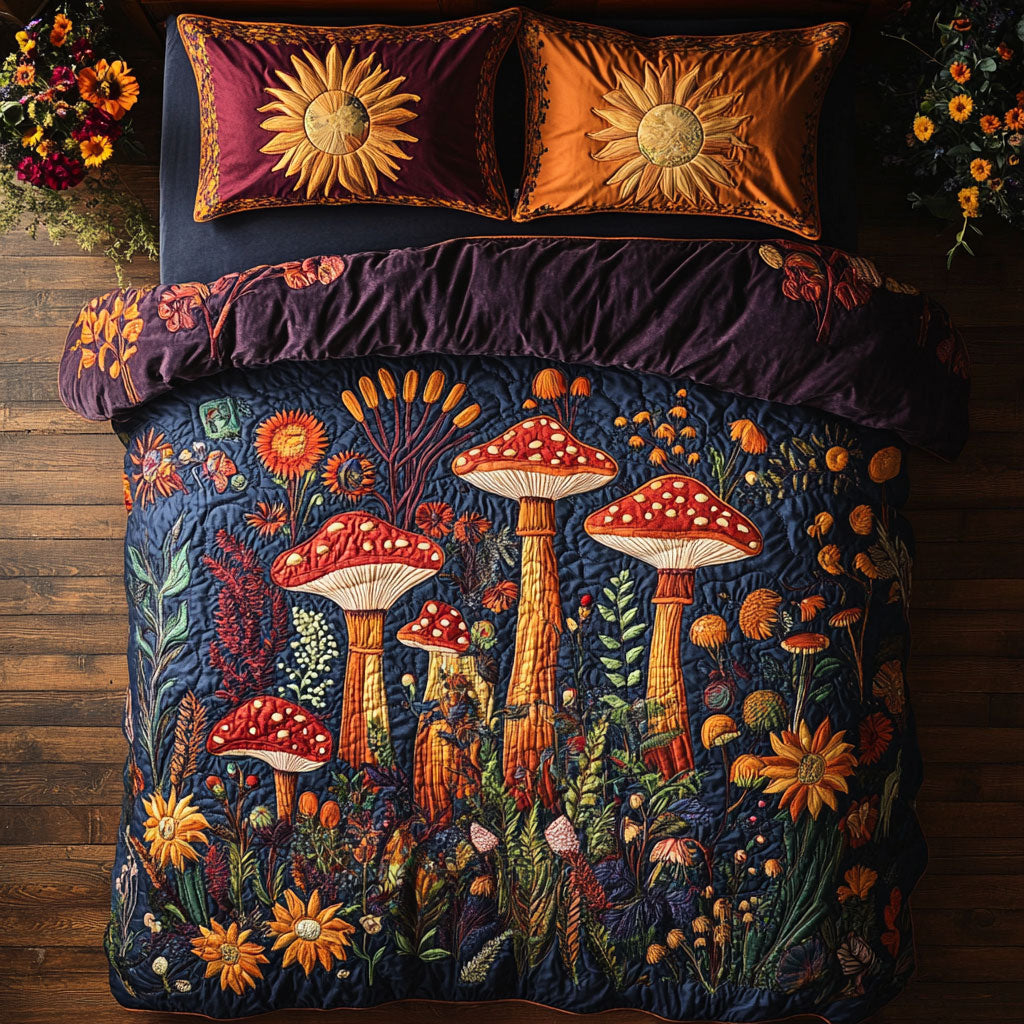 Color Mushroom Land CW2807018CL Duvet Cover Set
