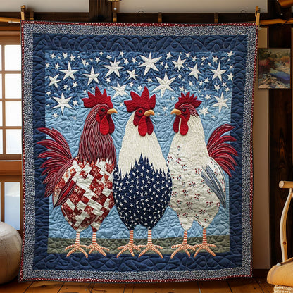 Freedom Memorial Day Rooster WN0204007CL Quilt