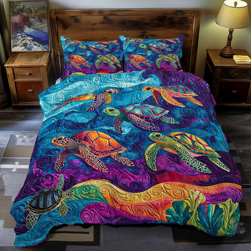 Turtle Family WY1912026CL Duvet Cover Set