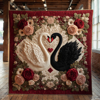 Swan Romance CW1009035CL Quilt