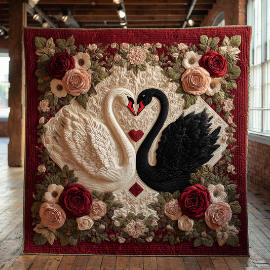 Swan Romance CW1009035CL Quilt