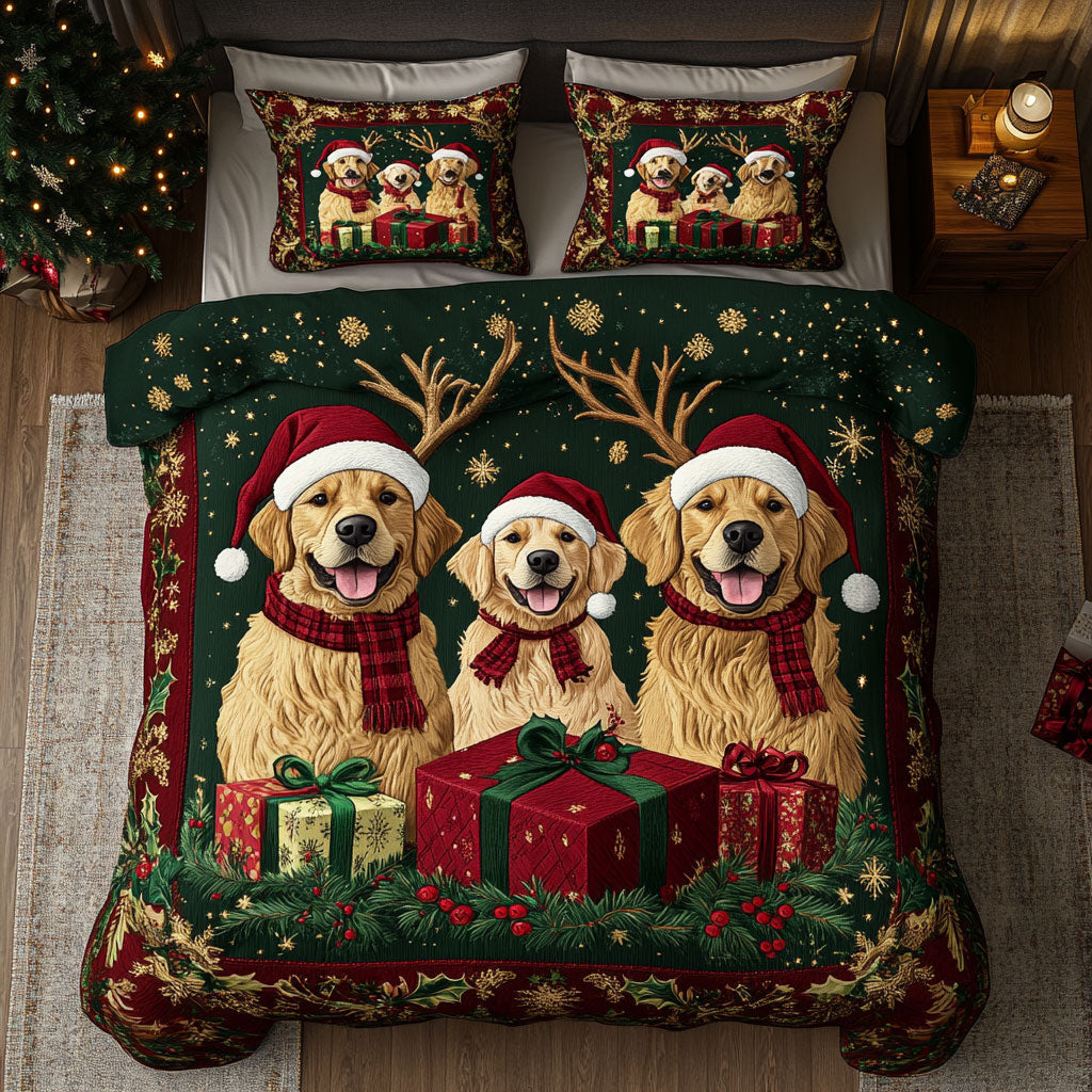 Golden Retriever Blessing WN15080029CL Duvet Cover Set