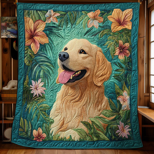 Cuties Golden Retriever WX0307020CL Quilt