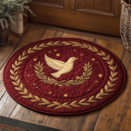 Crest Of Peace CP2607038CL Quilted Round Mat