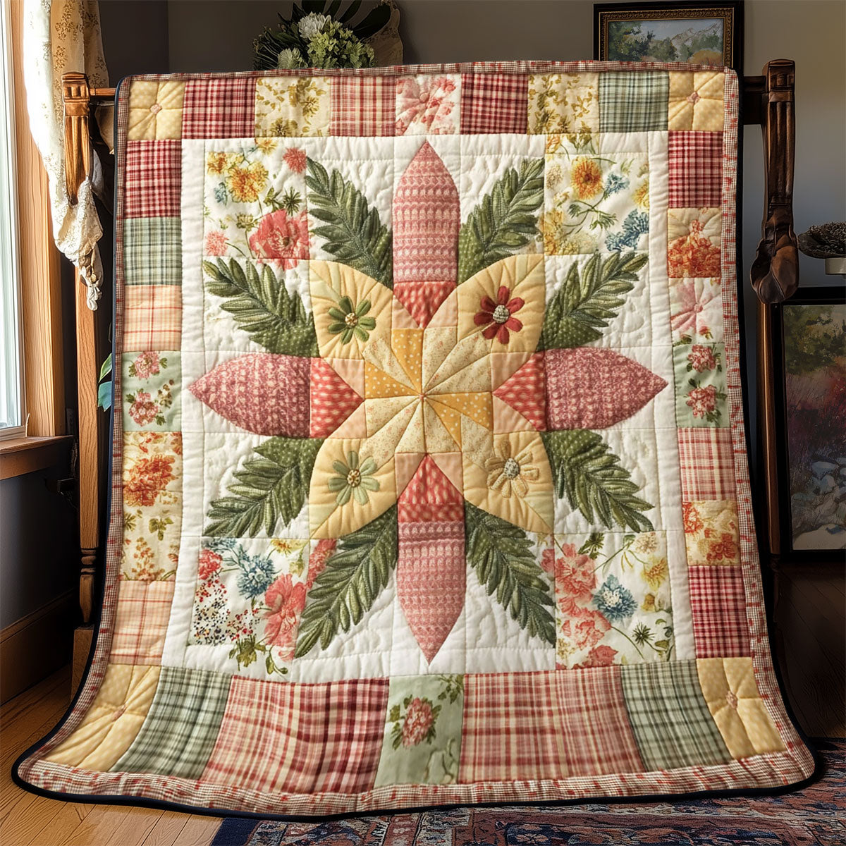 Vintage Flower WJ0301025CL Quilt