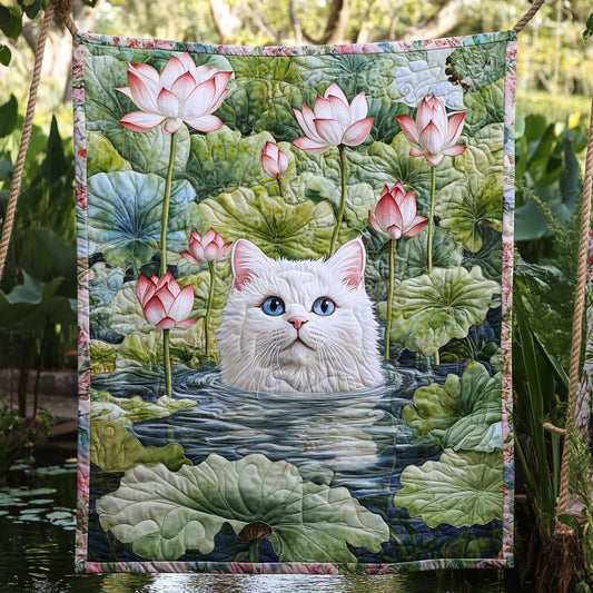 White Cat Lotus WT0602012CL Quilt