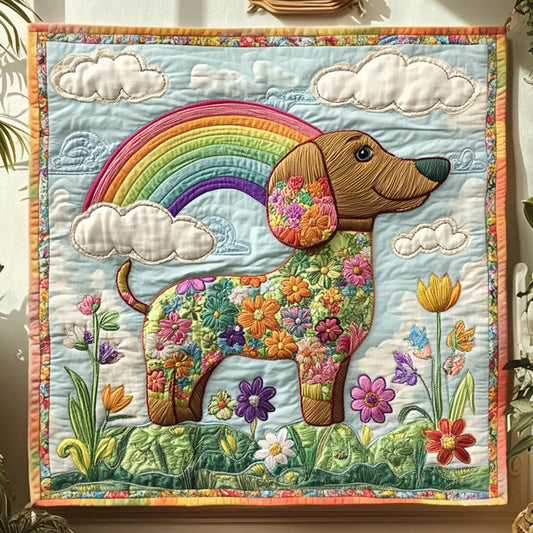 Lovely Dachshund WN2208075CL Quilt