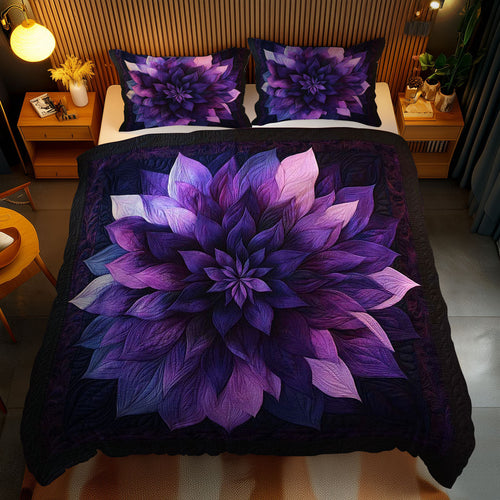 Dusky Violet Flower WN1303140CL Duvet Cover Set