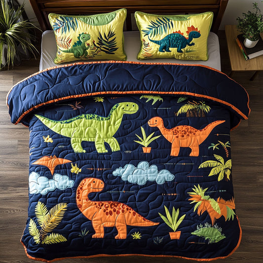 Dinosaur In Forest WY1202019CL Duvet Cover Set