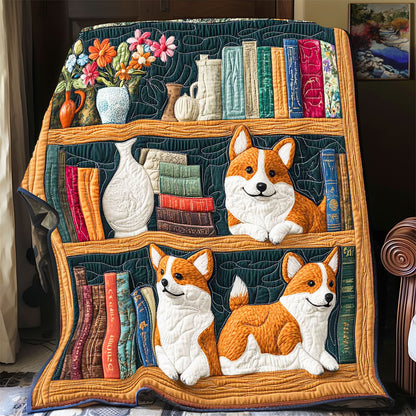 Corgi Library WP2612007CL Quilt