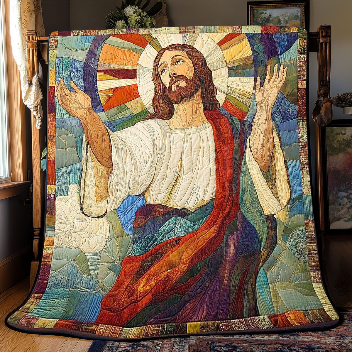 Jesus Light Of Grace WX1701063CL Quilt