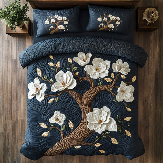 Magnolia Tree WX0506017CL Duvet Cover Set