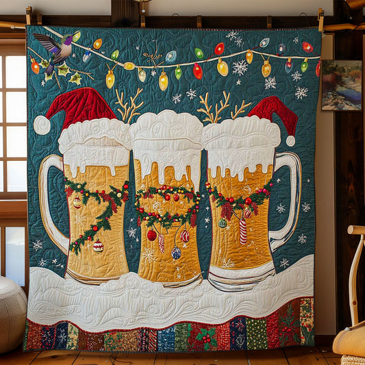 Santa’s Beer WN0512050CL Quilt