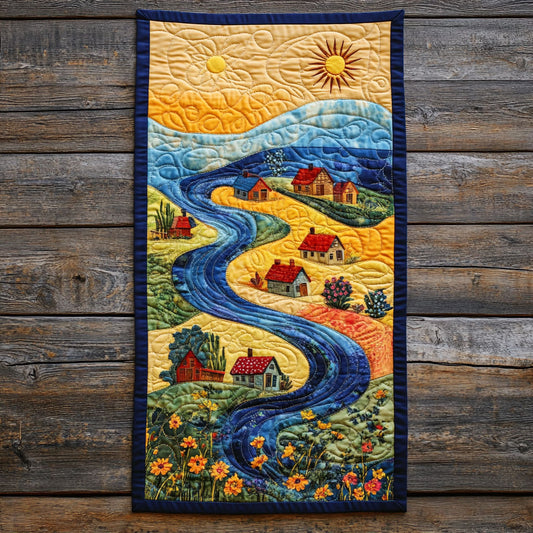 River Village WY1605043CL Quilted Table Runner