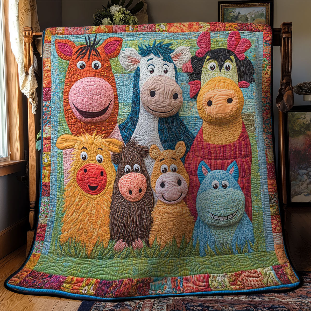 Smiley Farm WN1803025CL Quilt