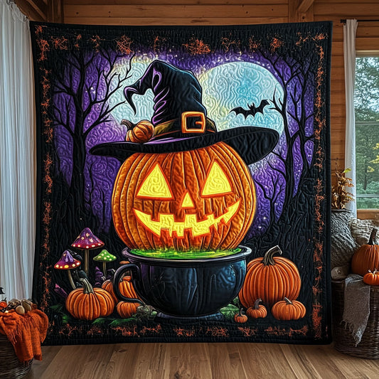 Jack-o'-latern Cauldron DH2209009CL Quilt