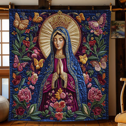 Crowned Virgin Mary WN1505009CL Quilt